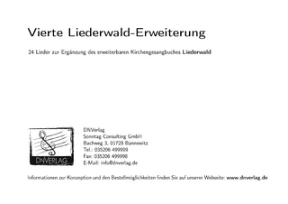 Vierte Liederwald-Erweiterung