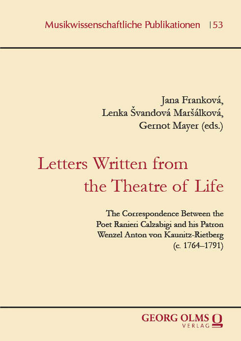 Letters Written from the Theatre of Life - 