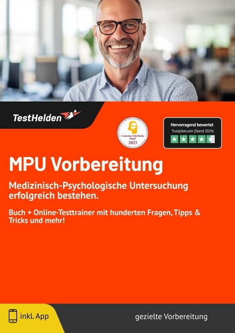 MPU Vorbereitung: Medizinisch-Psychologische Untersuchung erfolgreich bestehen. | Buch + Online-Testtrainer mit hunderten Fragen, Tipps & Tricks und mehr! - Tom Wenk