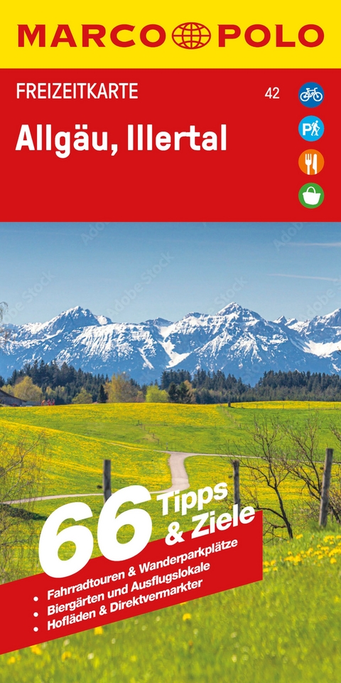 MARCO POLO Freizeitkarte 42 Allg&auml;u, Illertal 1:100.000