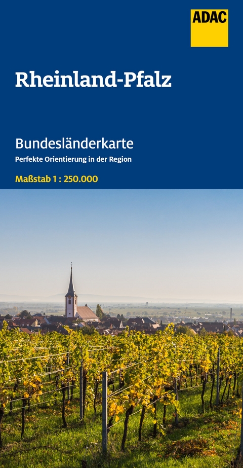 ADAC Bundesl&auml;nderkarte Deutschland 10 Rheinland-Pfalz, Saarland 1:250.000