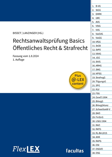 FlexLex Rechtsanwaltspr&uuml;fung Basics &ndash; &Ouml;ffentliches Recht & Strafrecht - 