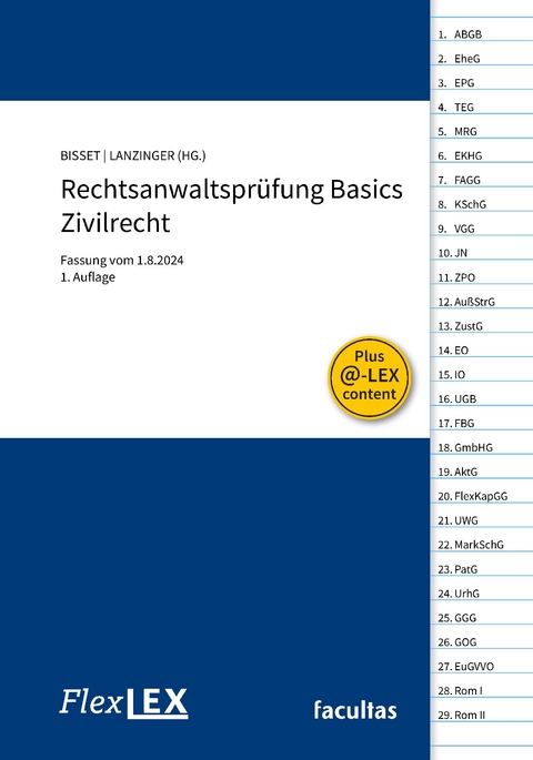 FlexLex Rechtsanwaltspr&uuml;fung Basics &ndash; Zivilrecht - 