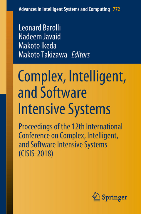 Complex, Intelligent, and Software Intensive Systems - 