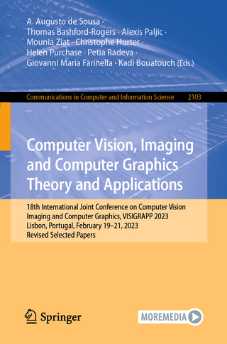 Computer Vision, Imaging and Computer Graphics Theory and Applications