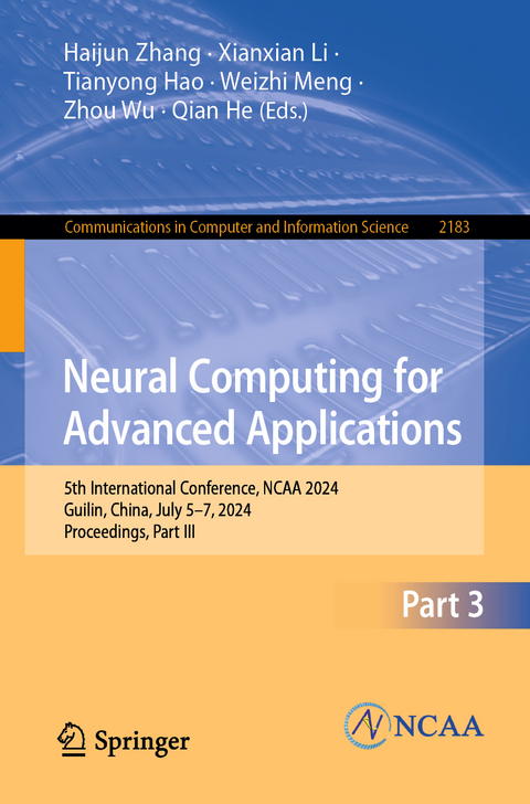 Neural Computing for Advanced Applications - 