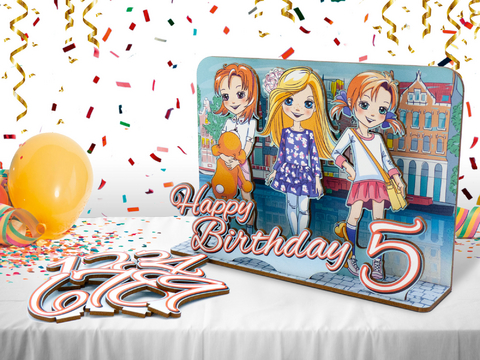 familiacard Geburtstagsdekoration &bdquo;Topmodell&ldquo;