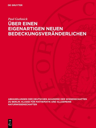 Über einen eigenartigen neuen Bedeckungsveränderlichen