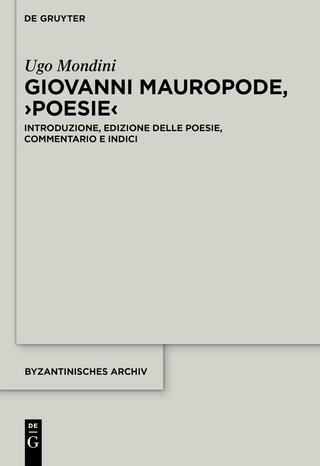 Giovanni Mauropode, ›Poesie‹