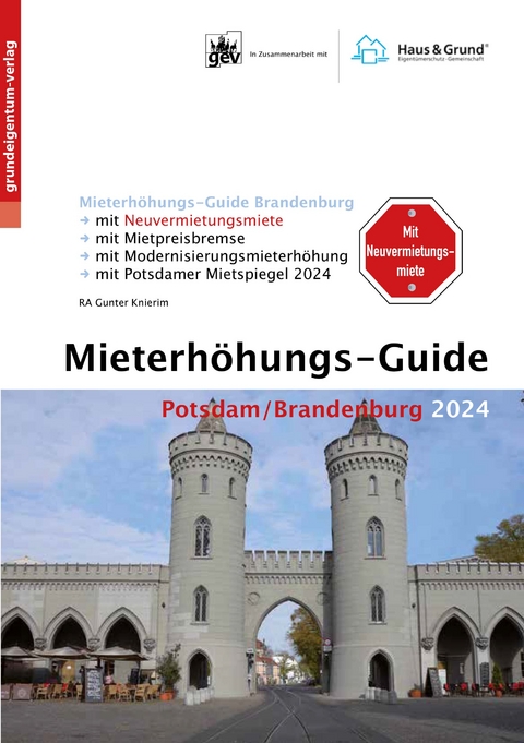 Mieterh&ouml;hungs-Guide Potsdam/Brandenburg 2024 - Gunter Knierim