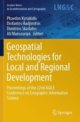 Geospatial Technologies for Local and Regional Development