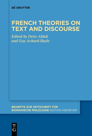 French theories on text and discourse