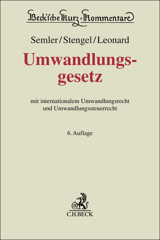 Umwandlungsgesetz: UmwG
