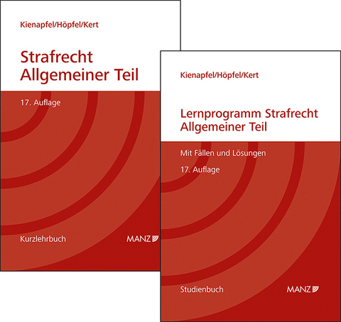 PAKET: Grundriss des Strafrechts 17. Aufl BR + Lernprogramm 17. Aufl Allgemeiner Teil - Diethelm Kienapfel, Frank H&ouml;pfel, Robert Kert