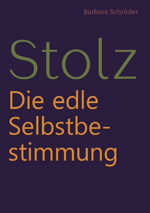 STOLZ - Barbara Schr&ouml;der