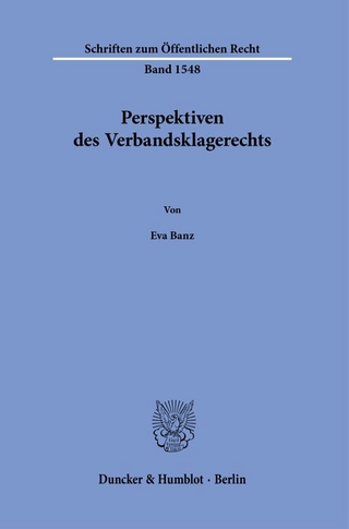 Perspektiven des Verbandsklagerechts