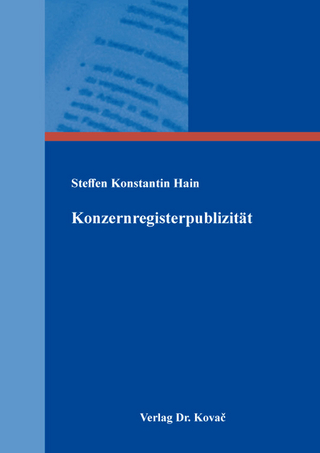 Konzernregisterpublizität