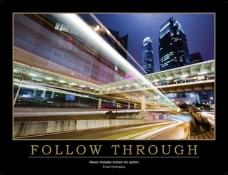 Follow Through Poster