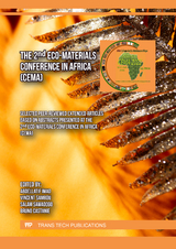 The 2nd Eco-Materials Conference in Africa (CEMA) - 