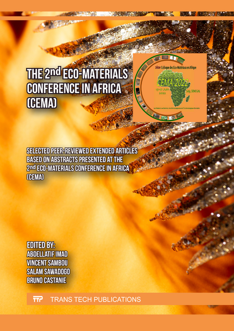 The 2nd Eco-Materials Conference in Africa (CEMA) - 