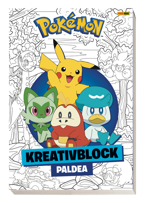 Pok&eacute;mon: Kreativblock Paldea -  Pok&eacute;mon