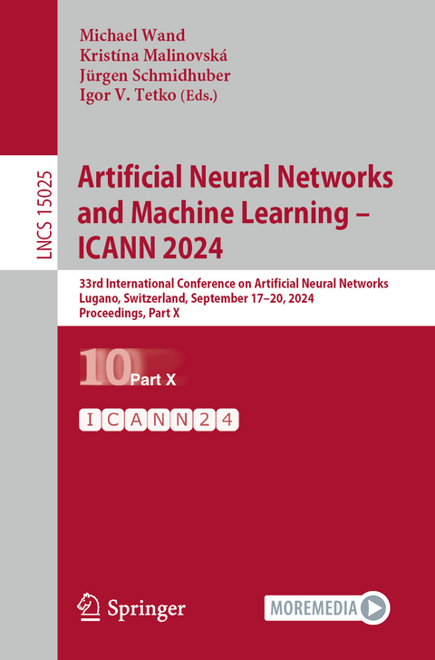Artificial Neural Networks and Machine Learning &ndash; ICANN 2024 - 