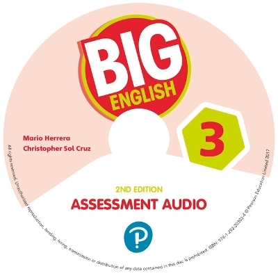 Big English AmE 2nd Edition 3 Assessment Audio CD for Pack - Mario Herrera, Christopher Sol Cruz