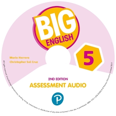 Big English AmE 2nd Edition 5 Assessment Audio CD for Pack - Mario Herrera, Christopher Sol Cruz