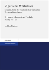 Uigurisches W&ouml;rterbuch. Sprachmaterial der vorislamischen t&uuml;rkischen Texte aus Zentralasien - Hans Nugteren