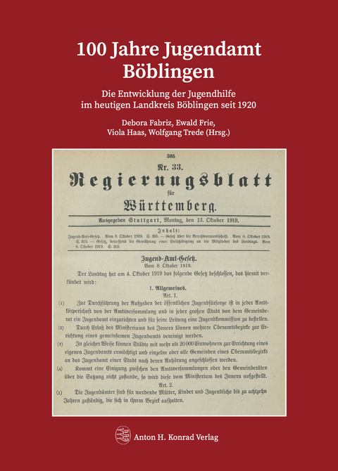 100 Jahre Jugendamt B&ouml;blingen - 