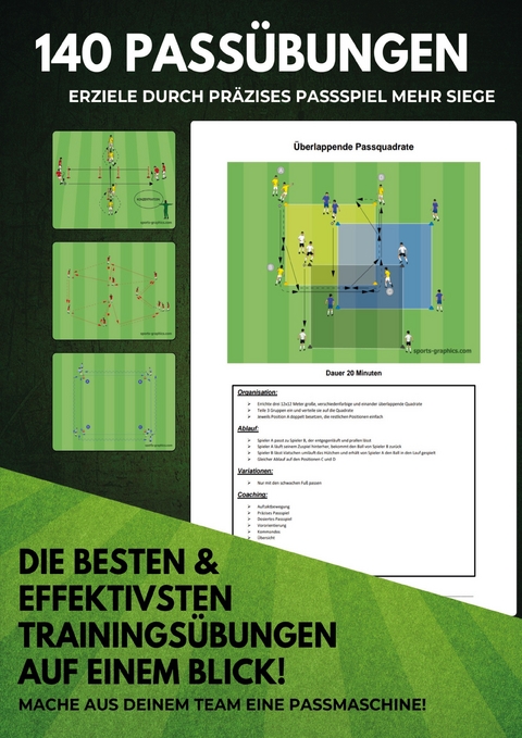 140 Pass&uuml;bungen - F&uuml;r dein perfektes Fu&szlig;balltraining - Achim Plannerer
