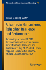 Advances in Human Error, Reliability, Resilience, and Performance - 