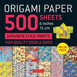 Origami Paper 500 sheets Japanese Folk Prints 6