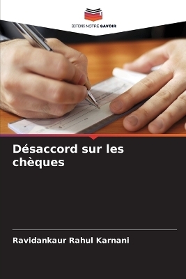 Désaccord sur les chèques