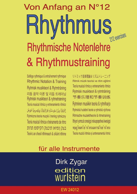 Rhythmus - Rhythmische Notenlehre & Rhythmustraining - Dirk Zygar