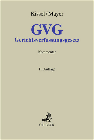Gerichtsverfassungsgesetz: GVG