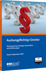 Aushangpflichtige Gesetze - 