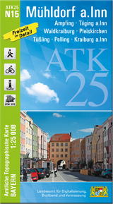 ATK25-N15 Mühldorf a.Inn (Amtliche Topographische Karte 1:25000) - 