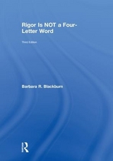 Rigor Is NOT a Four-Letter Word - Blackburn, Barbara R.