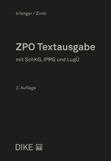 ZPO Textausgabe - Infanger, Dominik; Zinsli, Gian Reto