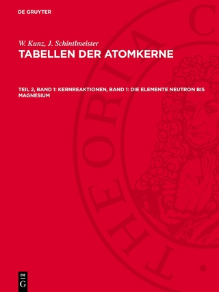 W. Kunz; J. Schintlmeister: Tabellen der Atomkerne / Kernreaktionen, Band 1: Die Elemente Neutron bis Magnesium