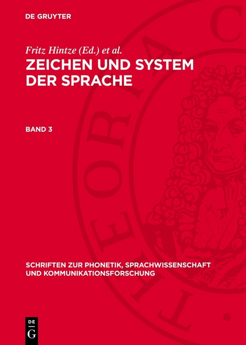 Zeichen und System der Sprache / Zeichen und System der Sprache. Band 3 - 