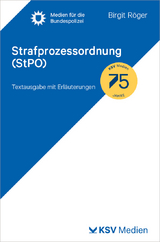 Strafprozessordnung (StPO) - Birgit R&ouml;ger