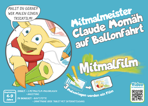 Mitmalfilm Mitmalmeister Claude Mom&auml;h auf Ballonfahrt