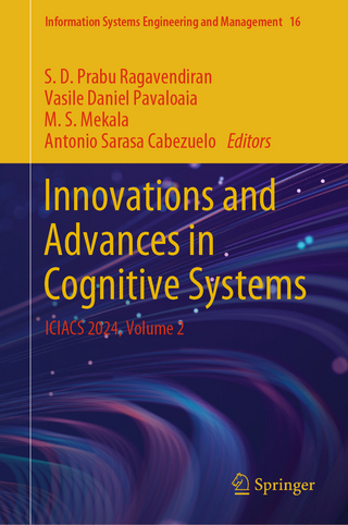 Innovations and Advances in Cognitive Systems