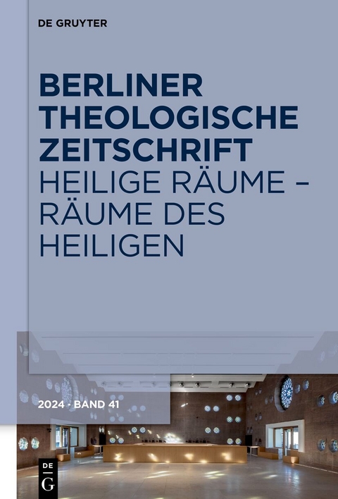 Heilige R&auml;ume &ndash; R&auml;ume des Heiligen - 