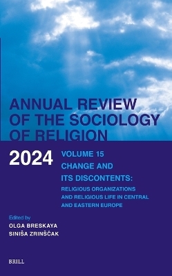Annual Review of the Sociology of Religion. Volume 15 (2024)