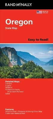 Rand McNally Easy to Read: Oregon State Map -  Rand McNally