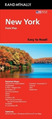 Rand McNally Easy to Read: New York State Map -  Rand McNally