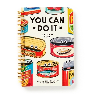 You Can Do It Googly Sticker Book -  Brass Monkey